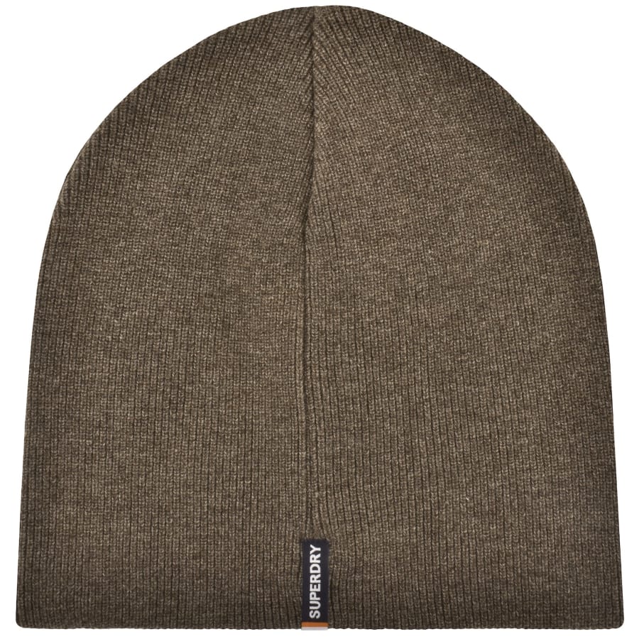 Superdry Knit Beanie Hat Brown